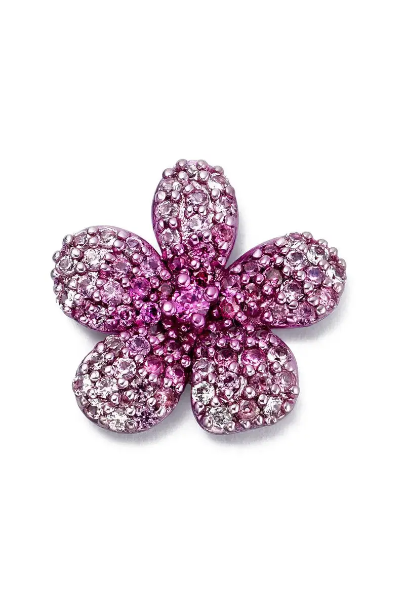 LOQUET Pink Sapphire Blooming Blossom Charm | Image 1 LOQUET Pink Sapphire Blooming Blossom Charm | Image 1