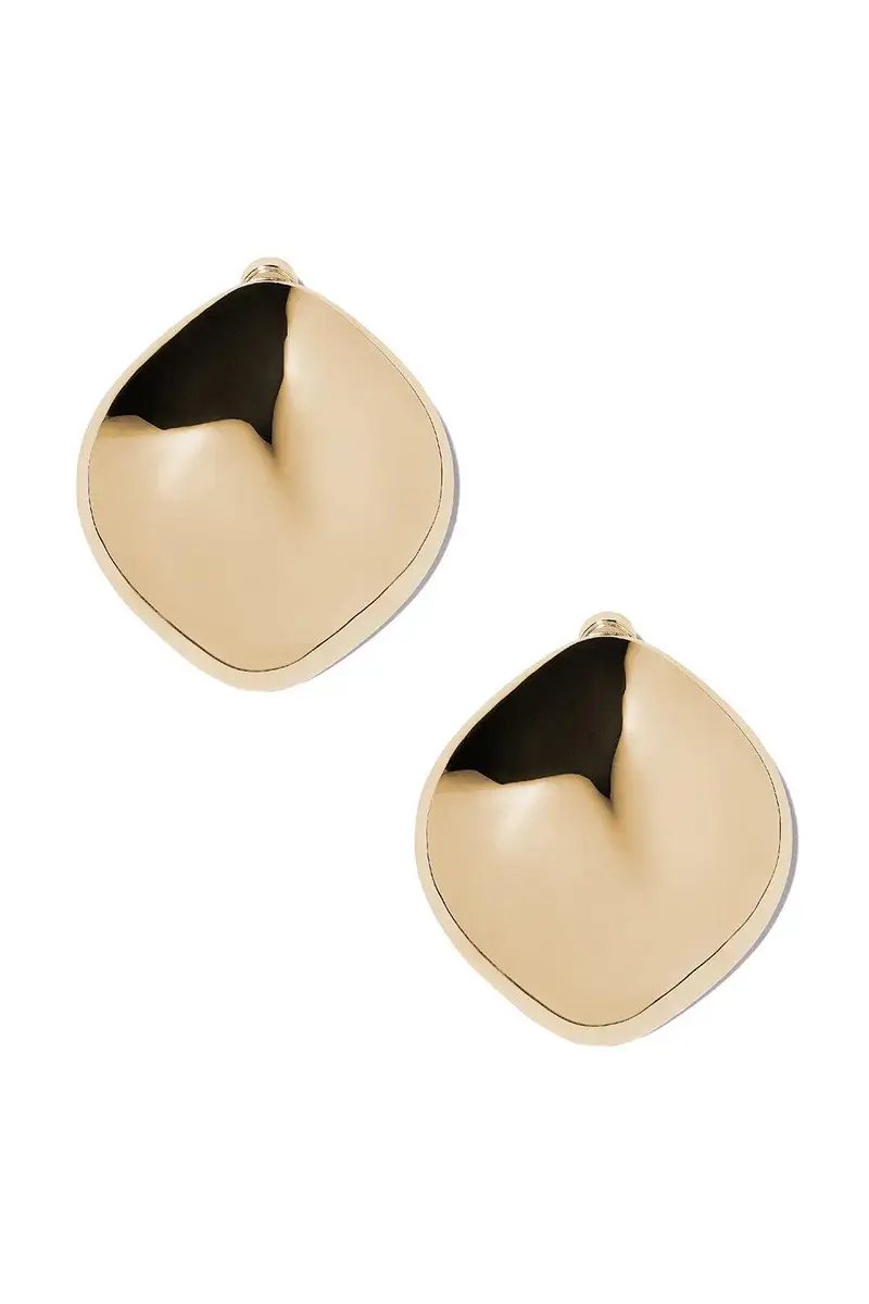 Jennifer Fisher Puffy Cushion Earrings - Yellow