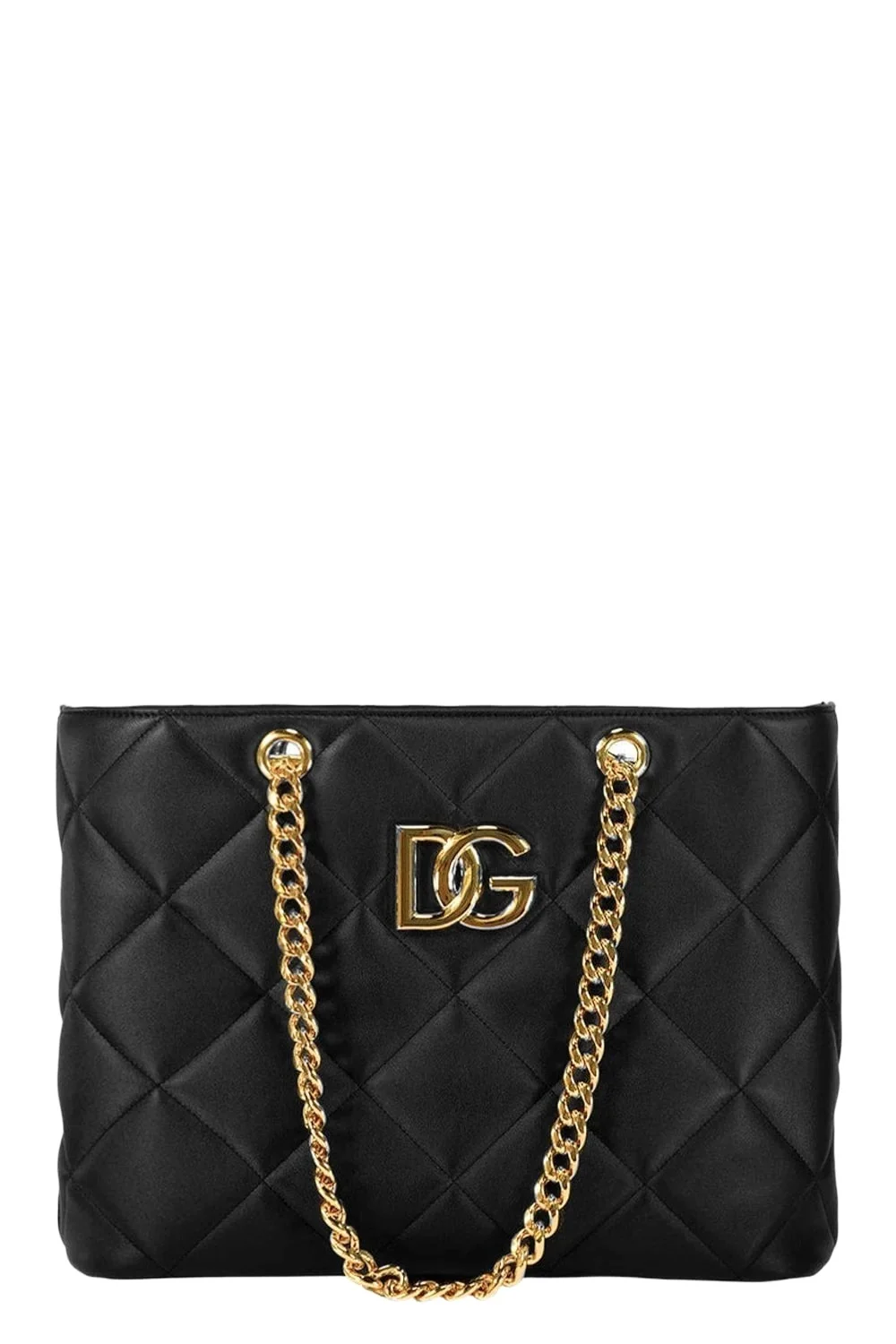 Dolce & Gabbana Quilted Tote With Chain Straps