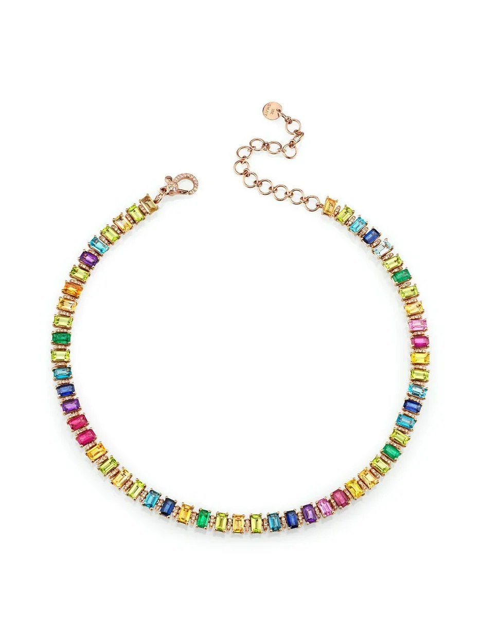 SHAY JEWELRY Rainbow Eternity Necklace