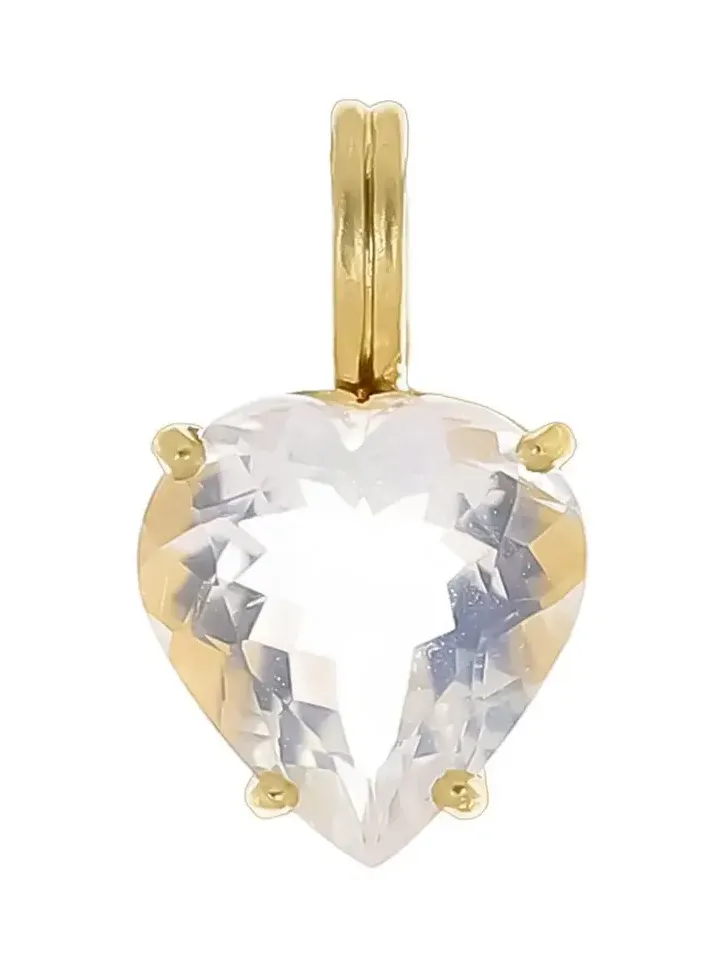 Rainbow Moonstone Heroic Love Pendant Rainbow Moonstone Heroic Love Pendant