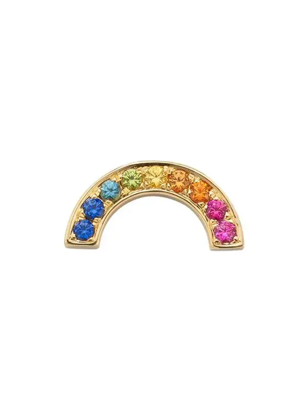 Rainbow Sapphire Stud Earring Rainbow Sapphire Stud Earring