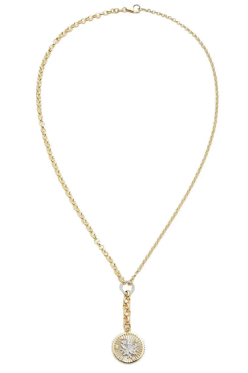 Resilience Medium Mixed Belcher Diamond Necklace