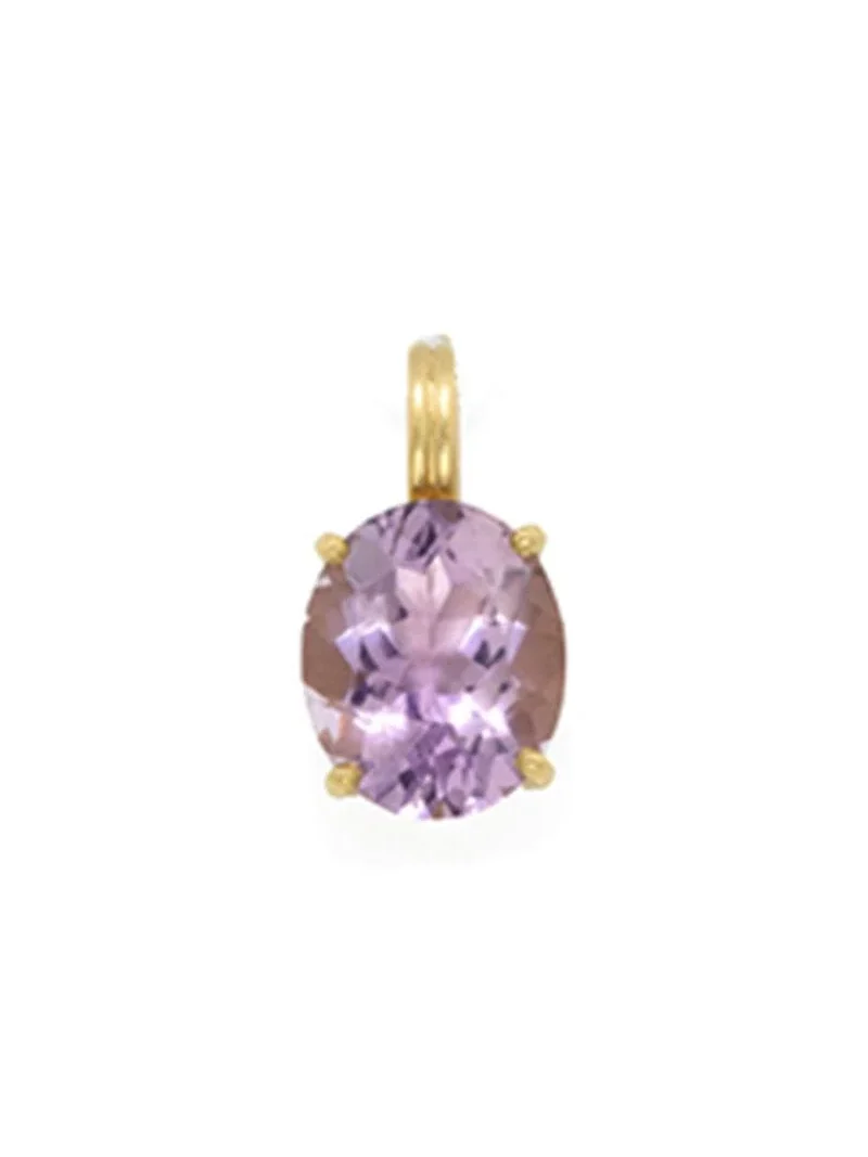 Rose Of France Oval Gemmy Gem Pendant Rose Of France Oval Gemmy Gem Pendant