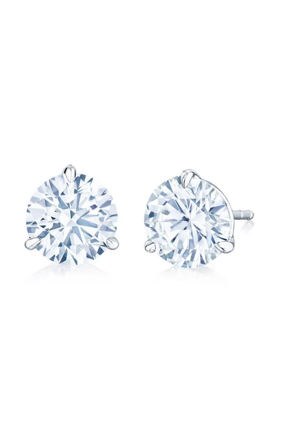 KWIAT Round Diamond Stud Earrings - 4.04ct