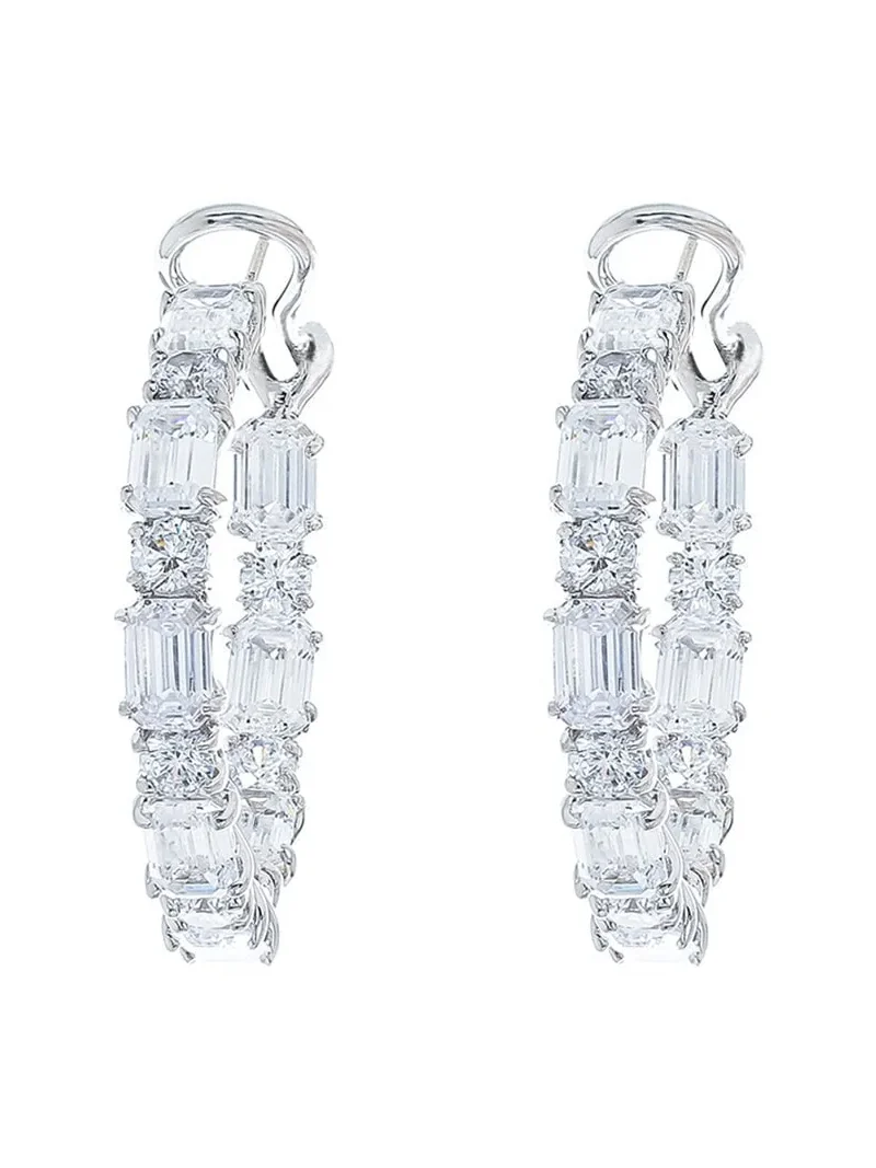 Round Hoop Earrings