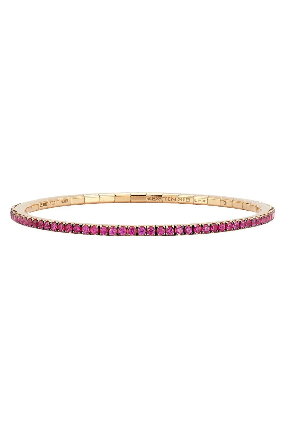 Ruby Extensible Stretch Tennis Bracelet Ruby Extensible Stretch Tennis Bracelet