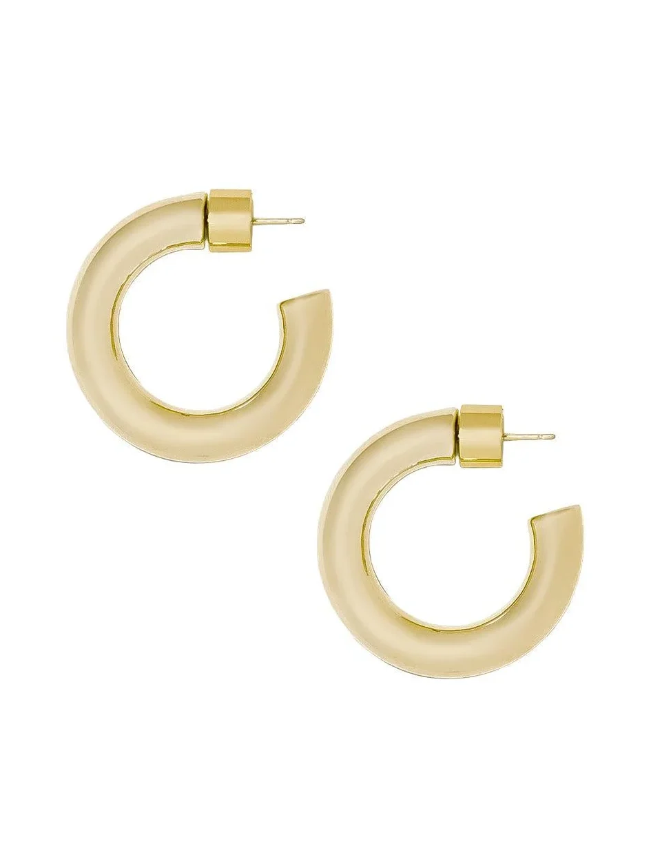 Samira Huggie Earrings - Yellow - 1in