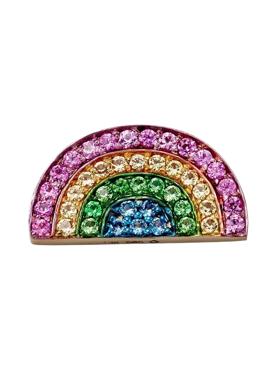 LOQUET Sapphire Rainbow Charm