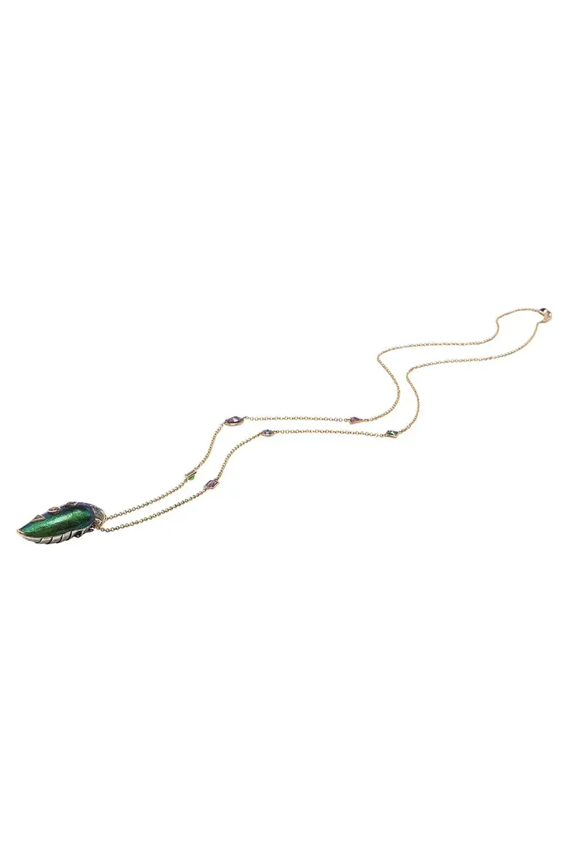 BIBI VAN DER VELDEN Scarab Pop Art Necklace | Thumbnail 6