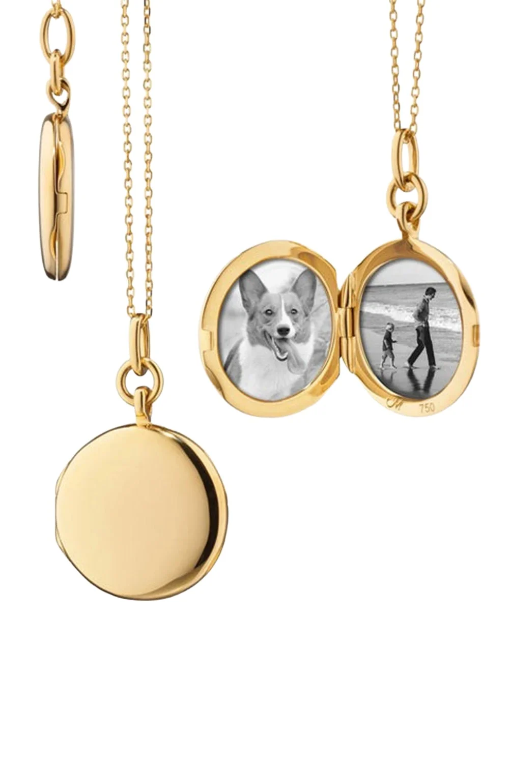 MONICA RICH KOSANN Slim Quinn Locket Necklace