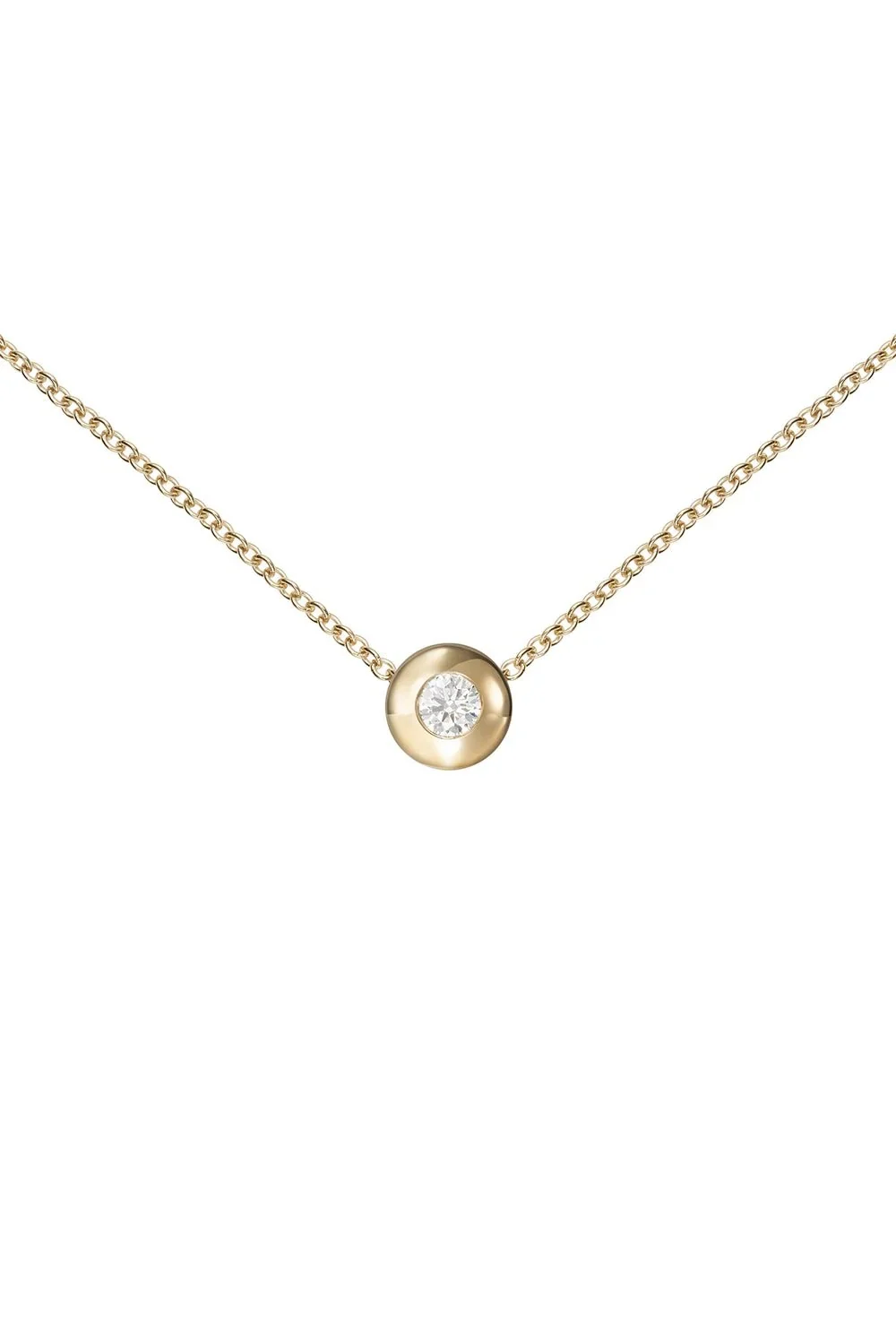 Small Audrey Diamond Pendant Necklace Small Audrey Diamond Pendant Necklace