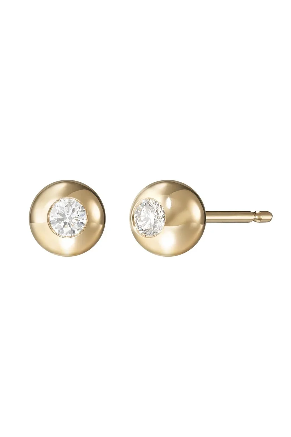 Small Audrey Diamond Stud Earrings Small Audrey Diamond Stud Earrings