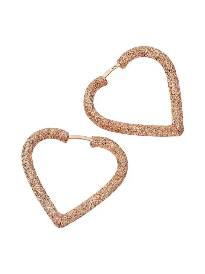 Small Cuore Hoop Earrings Small Cuore Hoop Earrings
