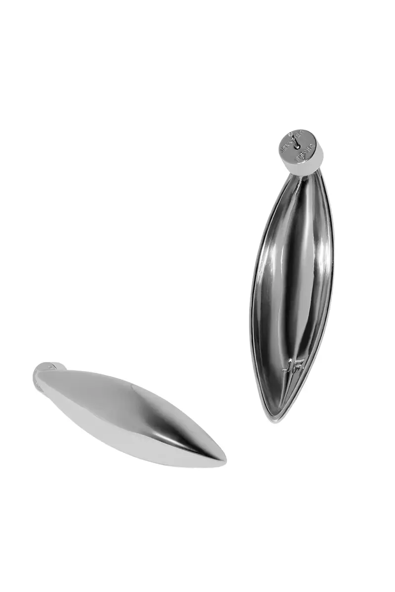 Jennifer Fisher Small Puffy Dagger Earrings - Silver | Image 1 Jennifer Fisher Small Puffy Dagger Earrings - Silver | Image 1