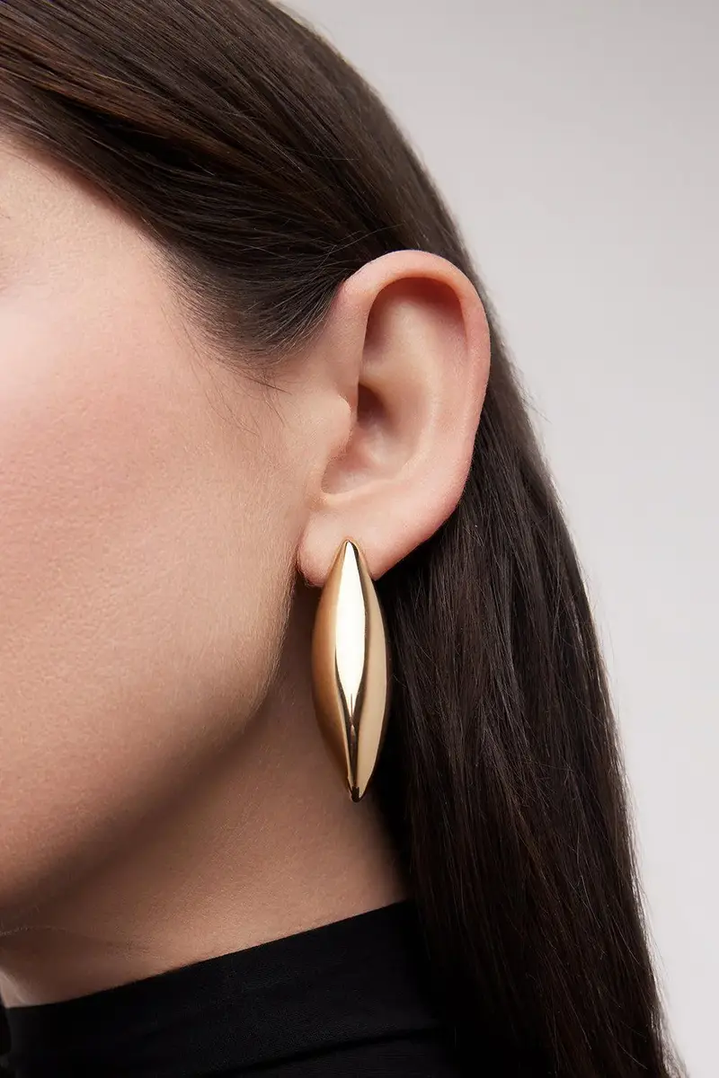 Jennifer Fisher Small Puffy Dagger Earrings - Yellow | Thumbnail 2 Jennifer Fisher Small Puffy Dagger Earrings - Yellow | Thumbnail 2