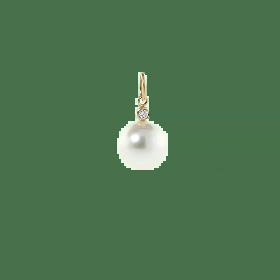 IRENE NEUWIRTH JEWELRY South Sea Pearl And Diamond Charm | Thumbnail 4