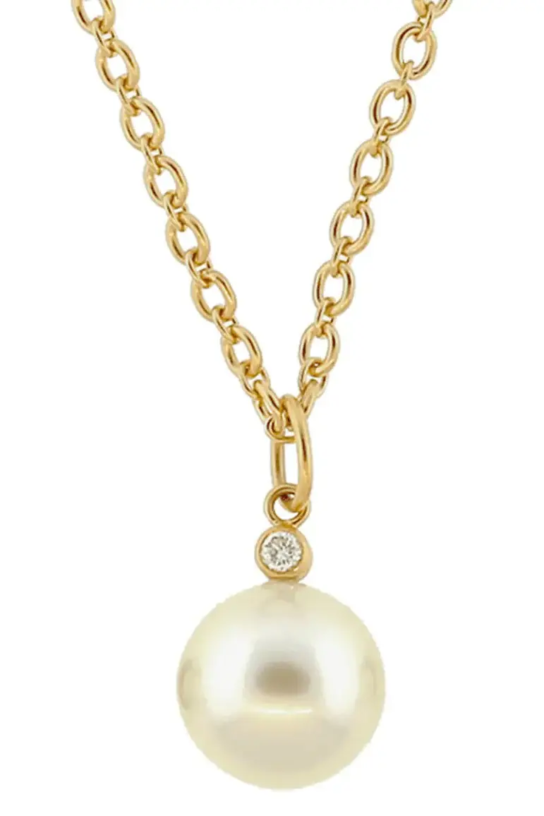 IRENE NEUWIRTH JEWELRY South Sea Pearl And Diamond Charm | Image 1 IRENE NEUWIRTH JEWELRY South Sea Pearl And Diamond Charm | Image 1