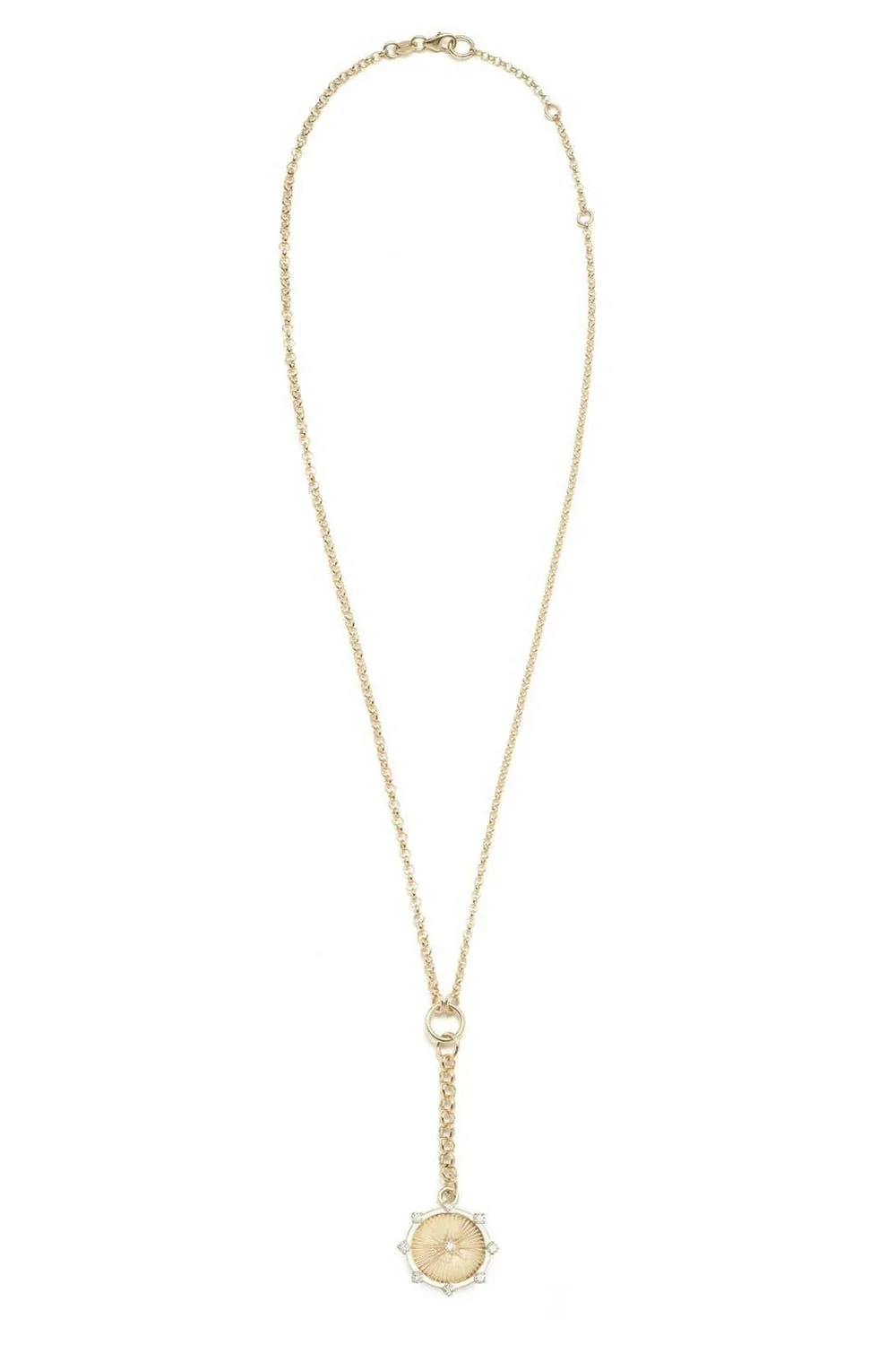 Spark-Love Small Mixed Belcher Extension Chain Necklace