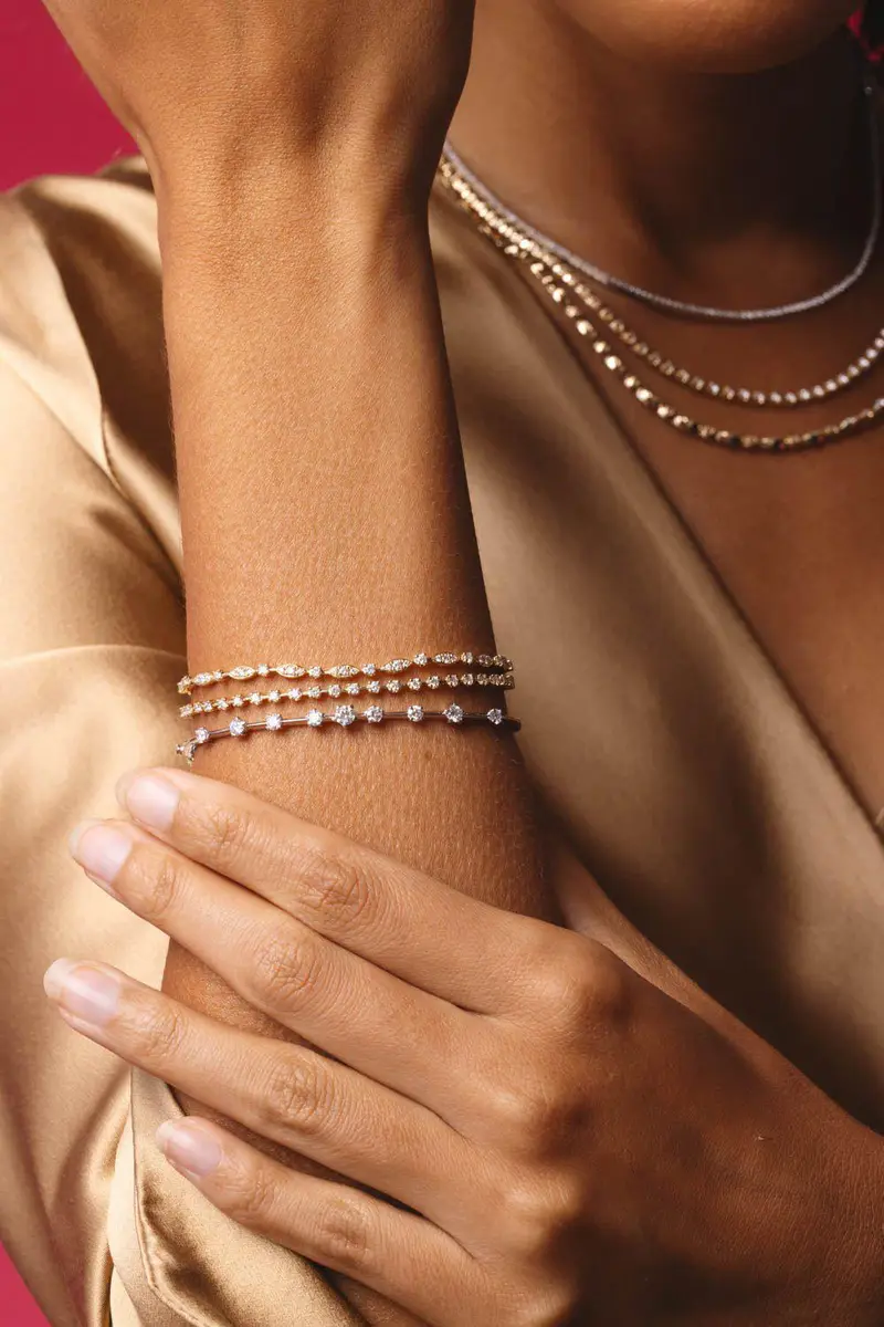 KWIAT Star-Set Starry Night Bangle Bracelet | Thumbnail 3