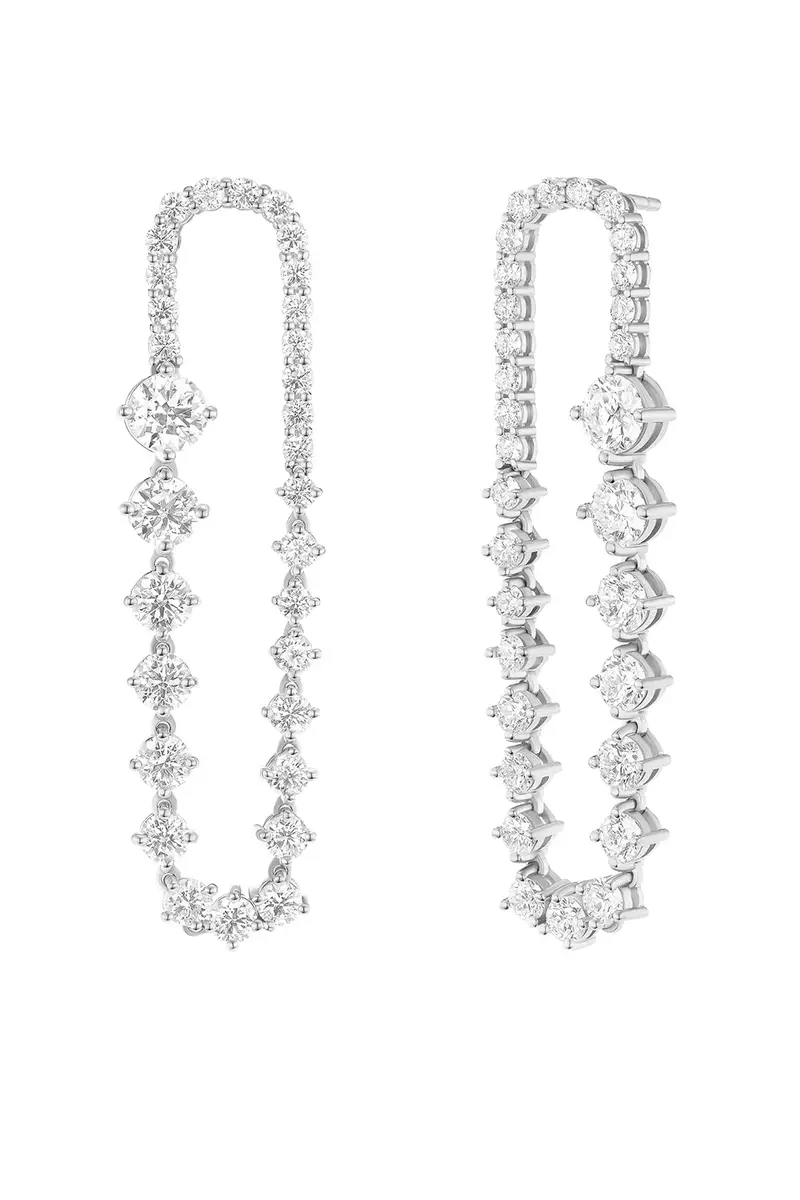 Melissa Kaye Stella Diamond Ellipse Earrings | Image 1 Melissa Kaye Stella Diamond Ellipse Earrings | Image 1