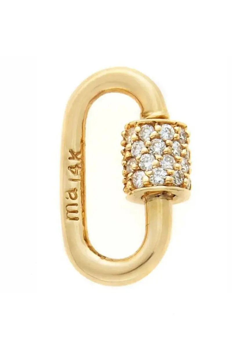 Marla Aaron Stoned Babylock with Diamonds | Image 1 Marla Aaron Stoned Babylock with Diamonds | Image 1