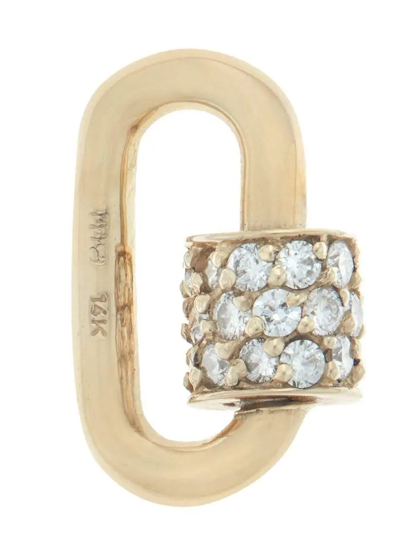 Marla Aaron Stoned Chubby Babylock with Diamonds | Image 1 Marla Aaron Stoned Chubby Babylock with Diamonds | Image 1