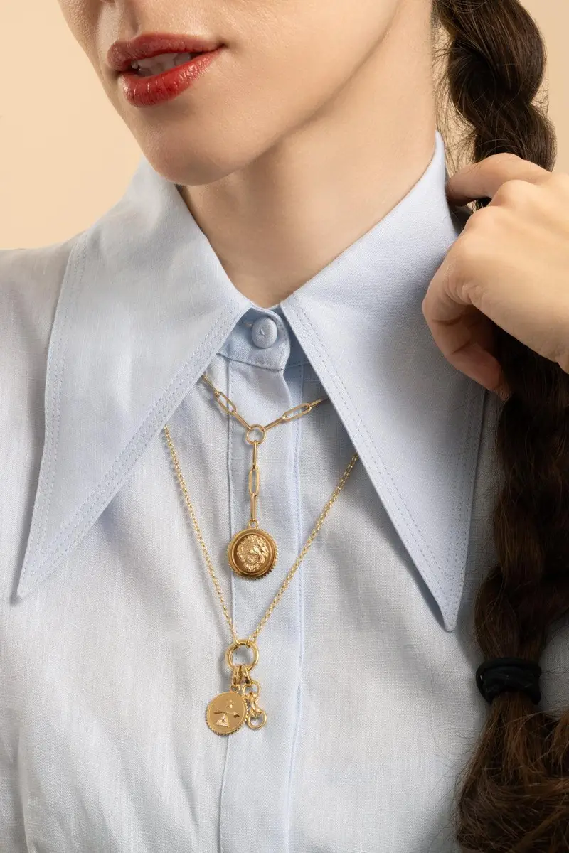 Foundrae Strength - Classic Fob Clip Extension Chain Necklace | Thumbnail 4