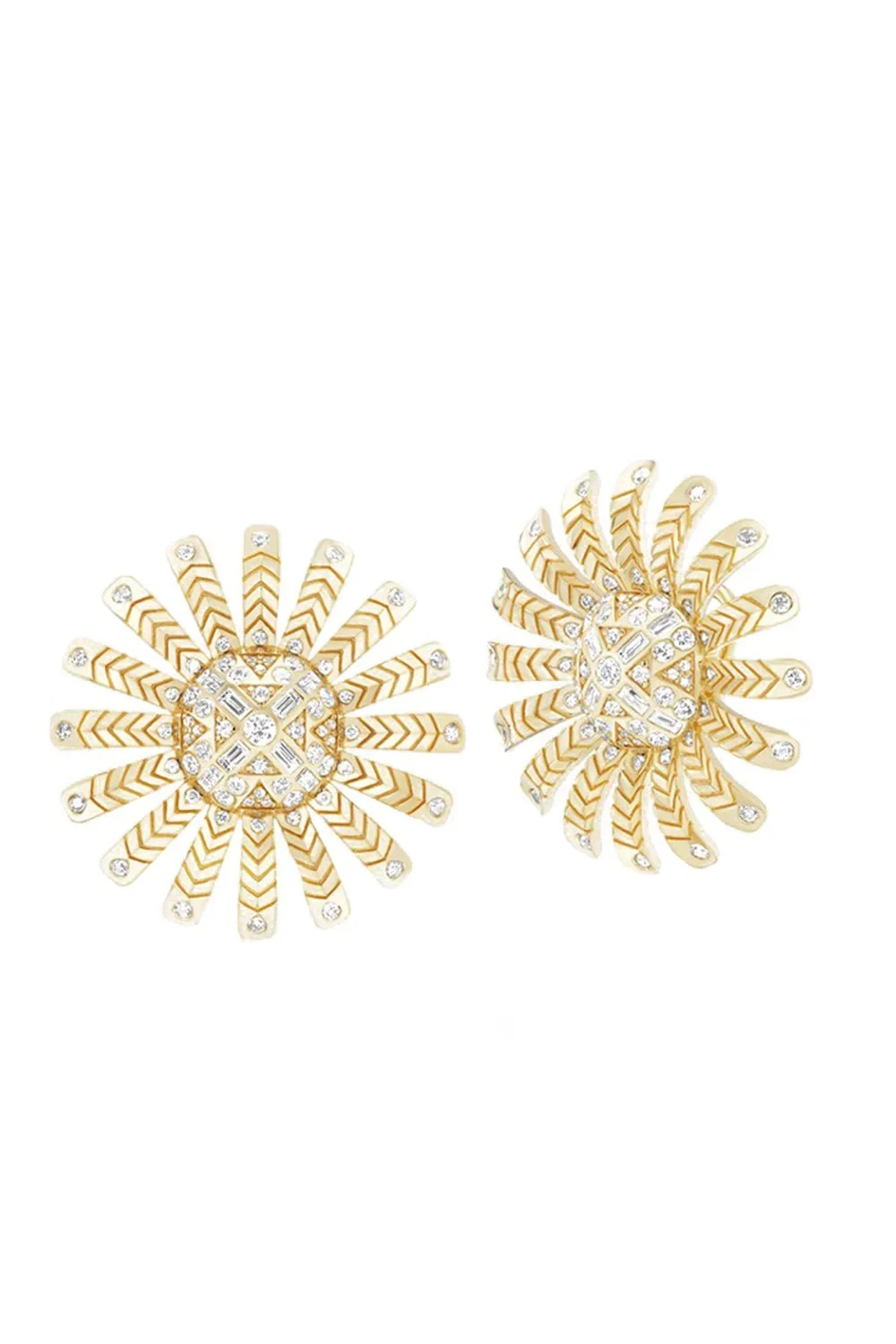 Sunflower Button Stud Earrings Sunflower Button Stud Earrings