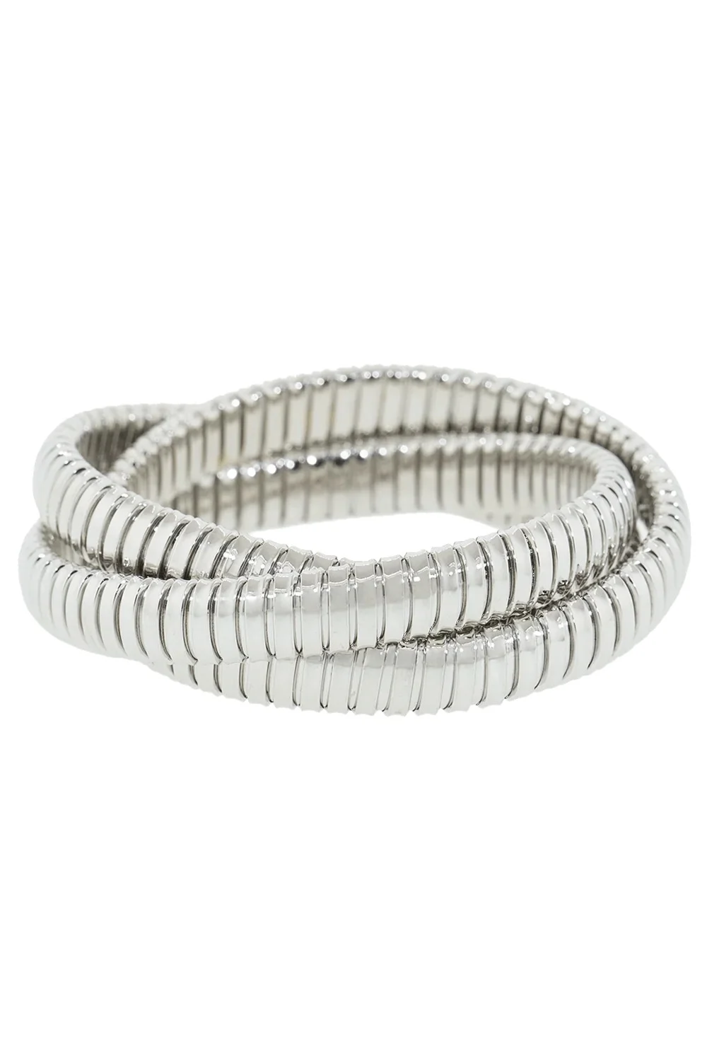 SIDNEY GARBER Three Band Rolling Bracelet