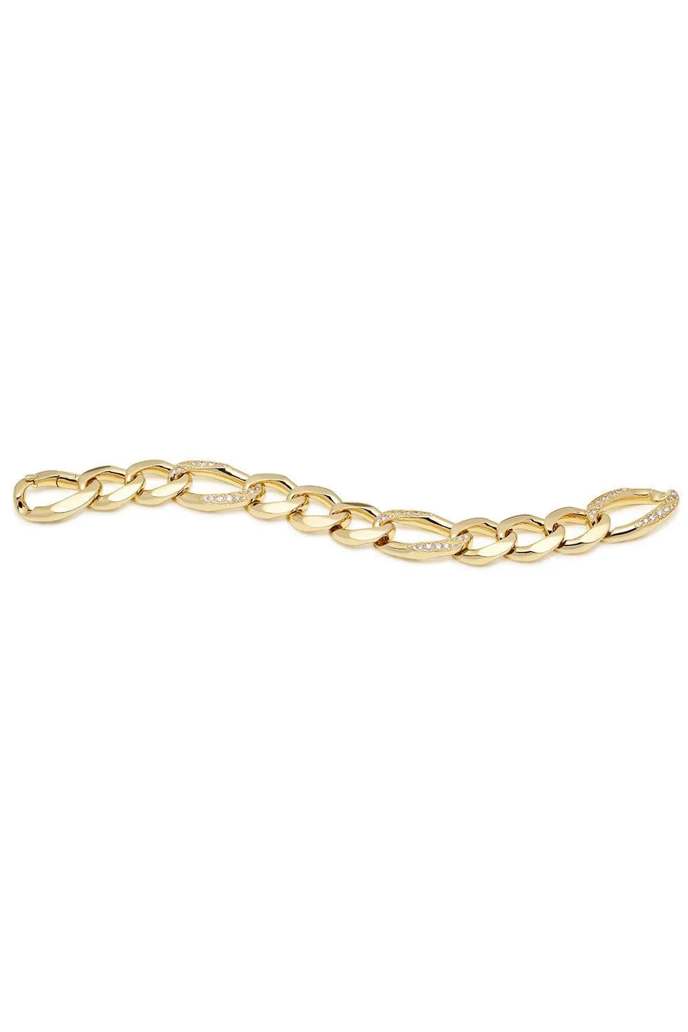 Three Diamond Link Bracelet Three Diamond Link Bracelet