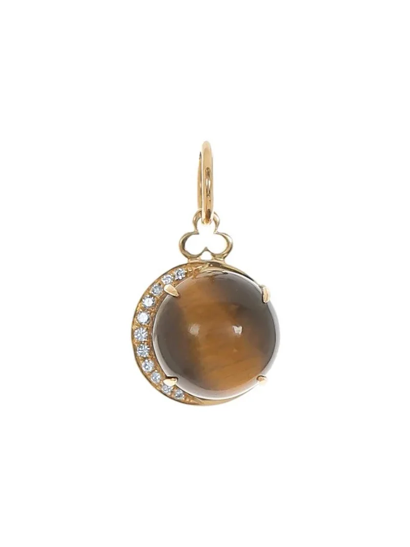 DEVON WOODHILL Tiger's Eye Moon Charm
