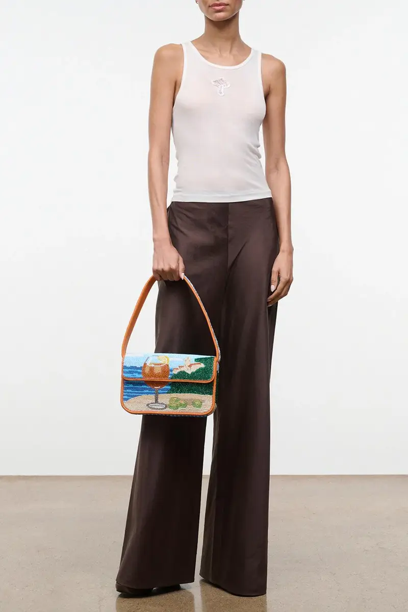 Staud Tommy Beaded Bag - Sunset Spritz | Thumbnail 5 Staud Tommy Beaded Bag - Sunset Spritz | Thumbnail 5