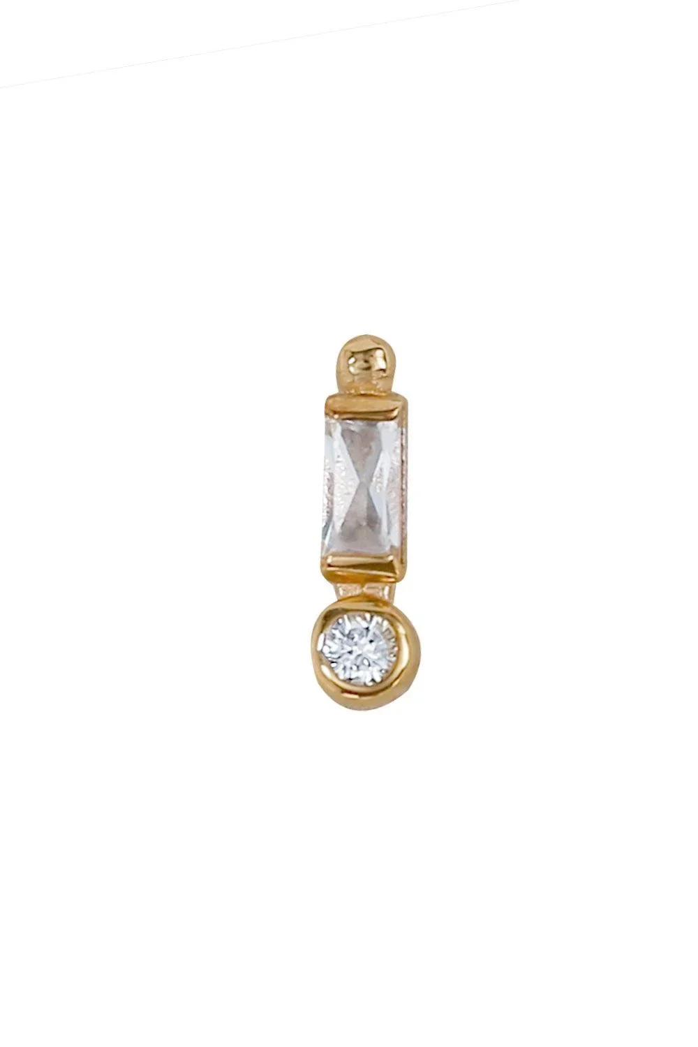 Topaz Diamond Ear End Topaz Diamond Ear End