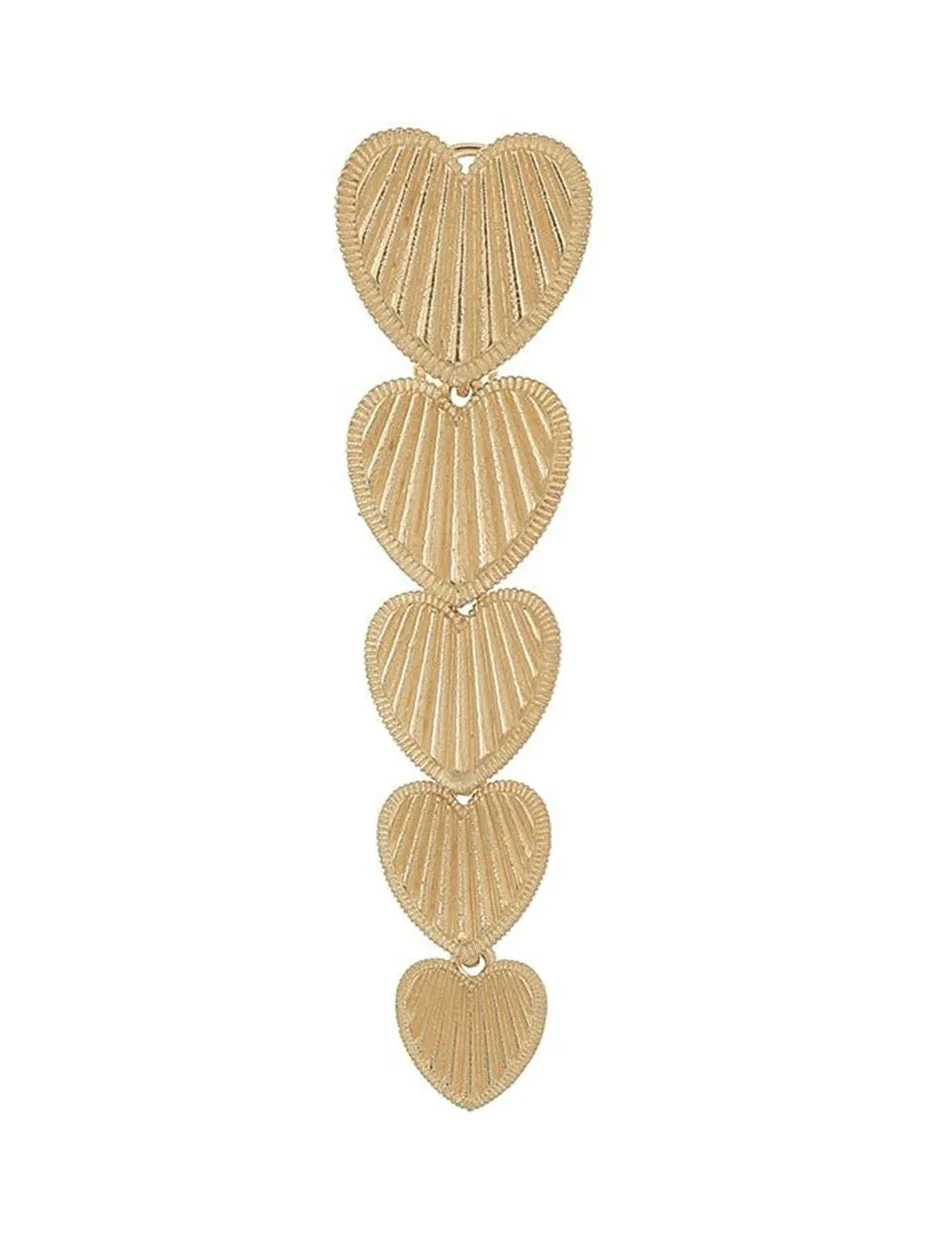 True Love - Graduated Heart Token Earring True Love - Graduated Heart Token Earring