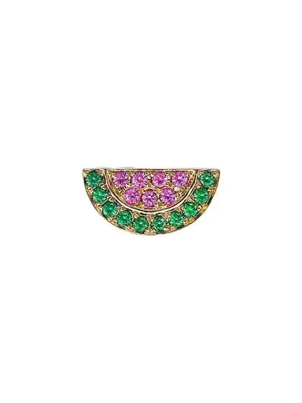 Tsavoite Watermelon Stud Earring Tsavoite Watermelon Stud Earring