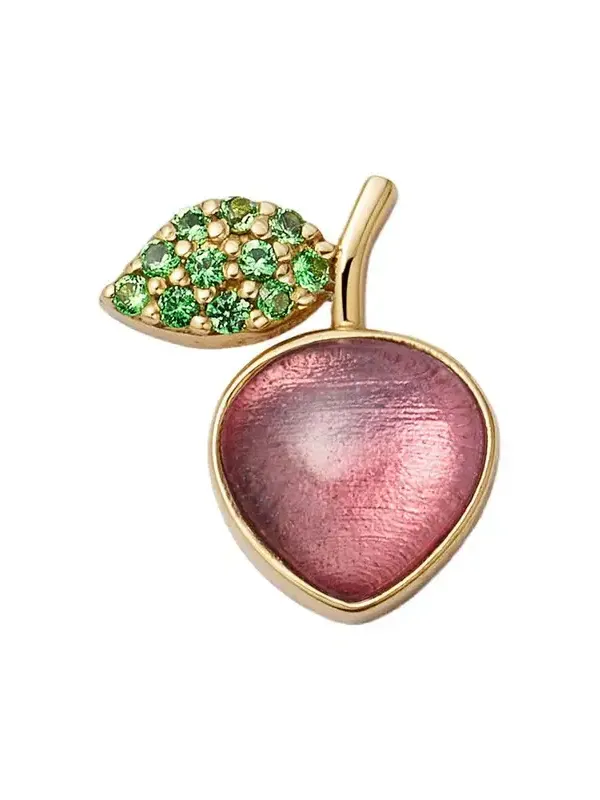 Tsavorite Sapphire Sugar Plum Charm Tsavorite Sapphire Sugar Plum Charm