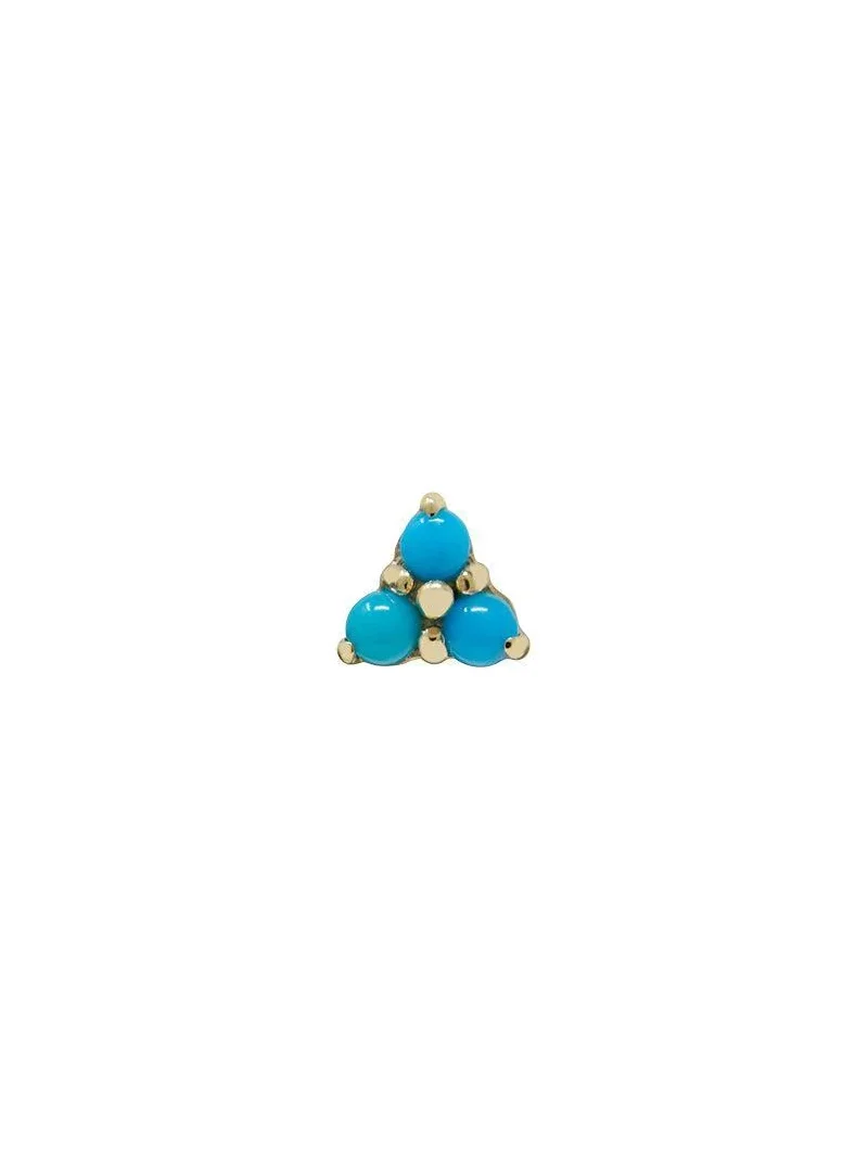 Anzie Turquoise Cléo Trio Triangle Cluster Stud Earring