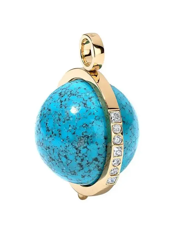 Turquoise Deluxe Cosmic Spinner Pendant Turquoise Deluxe Cosmic Spinner Pendant