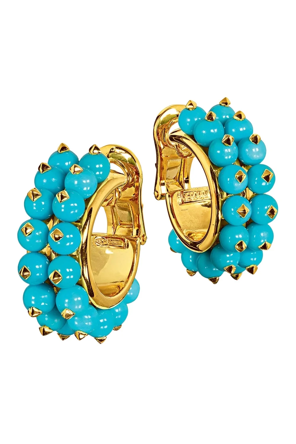 Turquoise Hoop Earrings Turquoise Hoop Earrings