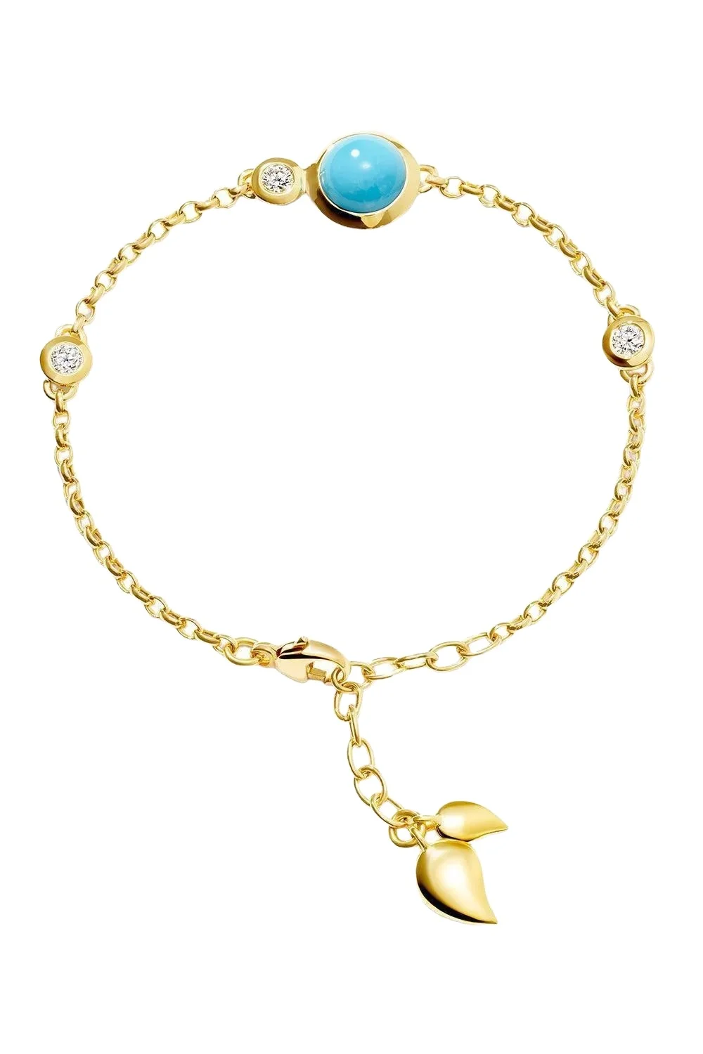 TAMARA COMOLLI Turquoise Mini Bouton Chain Bracelet