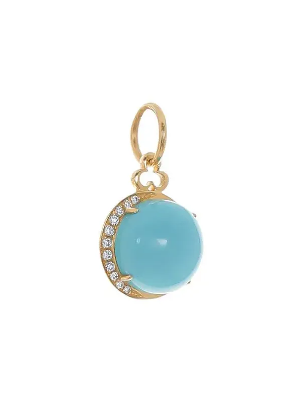 Turquoise Moon Charm Turquoise Moon Charm