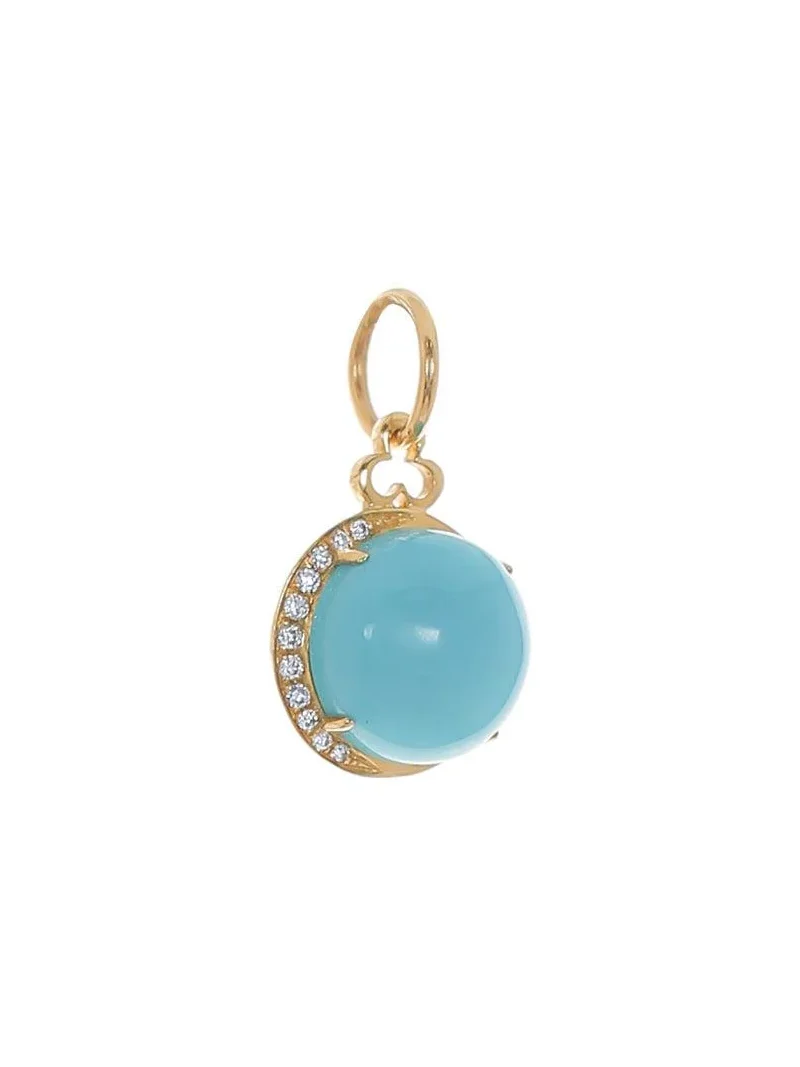 DEVON WOODHILL Turquoise Moon Charm