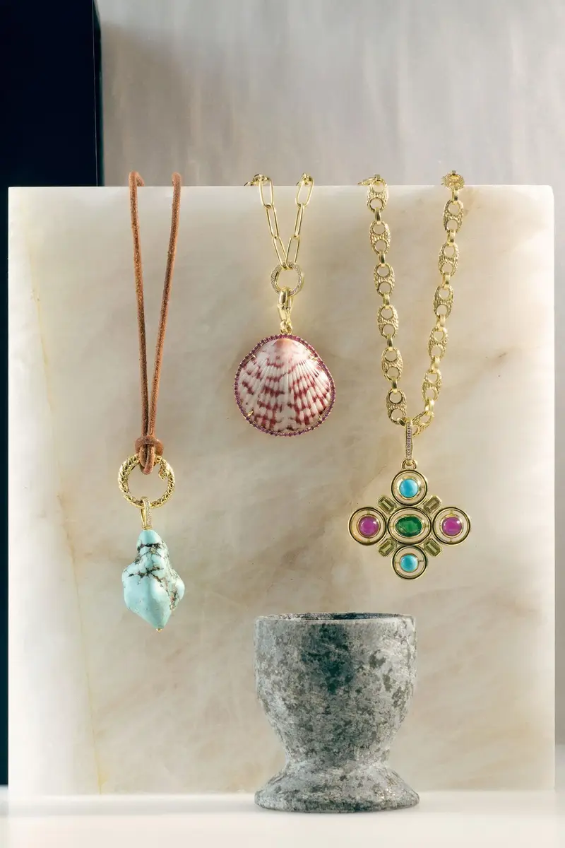 Jenna Blake Turquoise Nugget Charm | Thumbnail 2