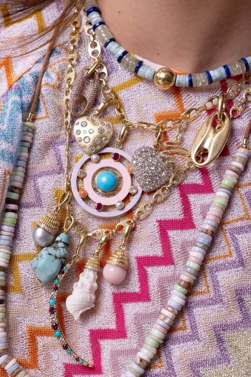 Jenna Blake Turquoise Nugget Charm | Thumbnail 3