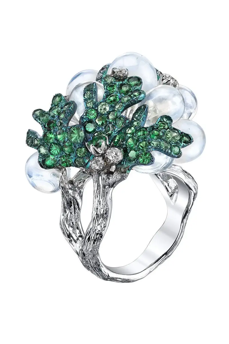 ARUNASHI Water Opal Grape Ring | Image 1 ARUNASHI Water Opal Grape Ring | Image 1