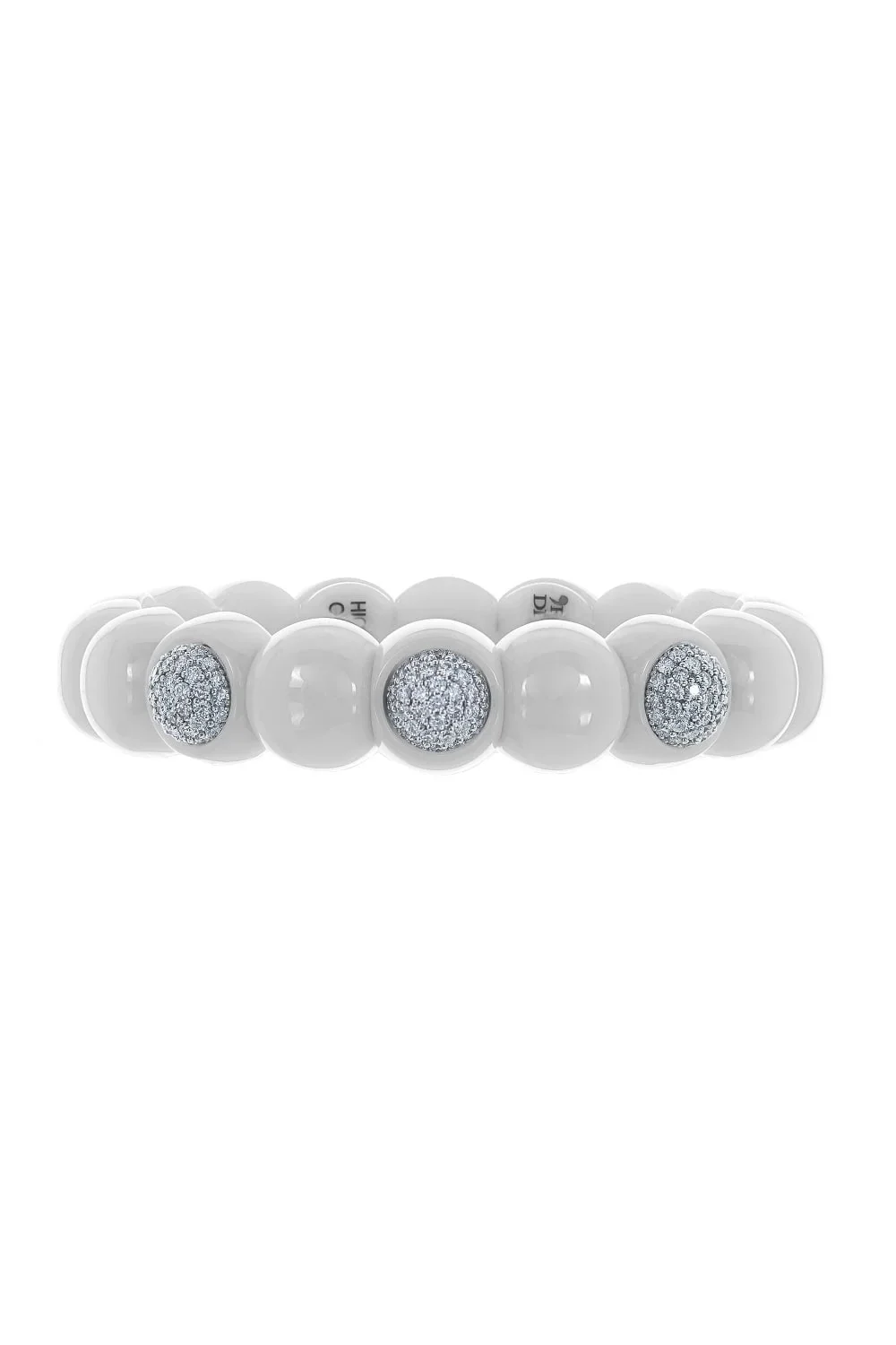 White Ceramic Dama Bracelet White Ceramic Dama Bracelet