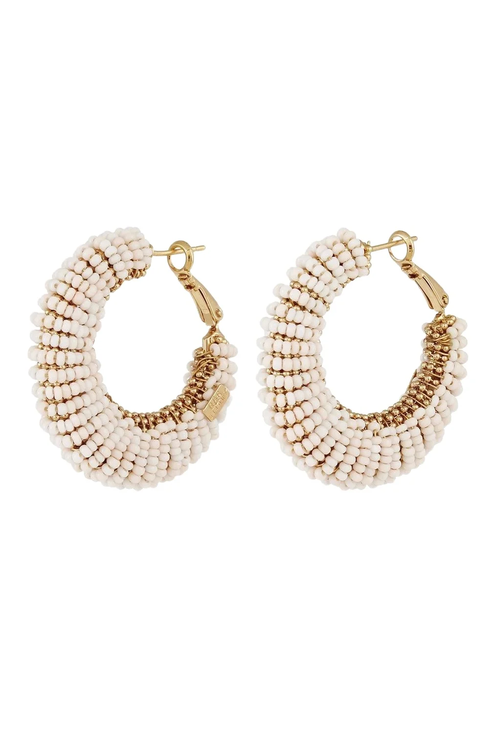 White Large Izzia Strass Earrings White Large Izzia Strass Earrings