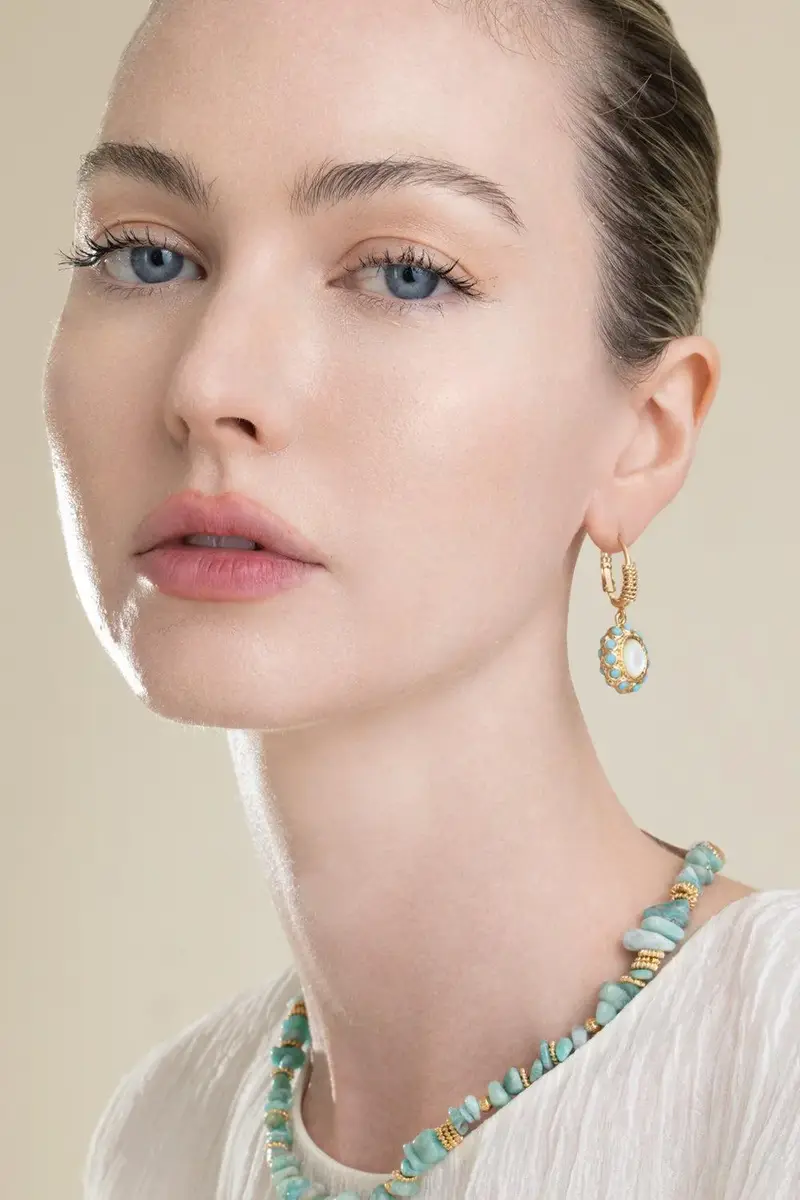 Gas Bijoux White Tao Splash Earrings | Thumbnail 3