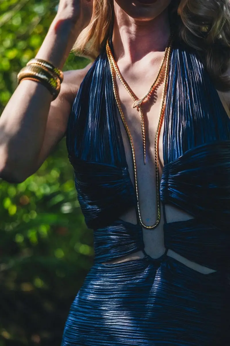 SIDNEY GARBER Wide Flat Golden Cuff Bracelet | Thumbnail 2 SIDNEY GARBER Wide Flat Golden Cuff Bracelet | Thumbnail 2